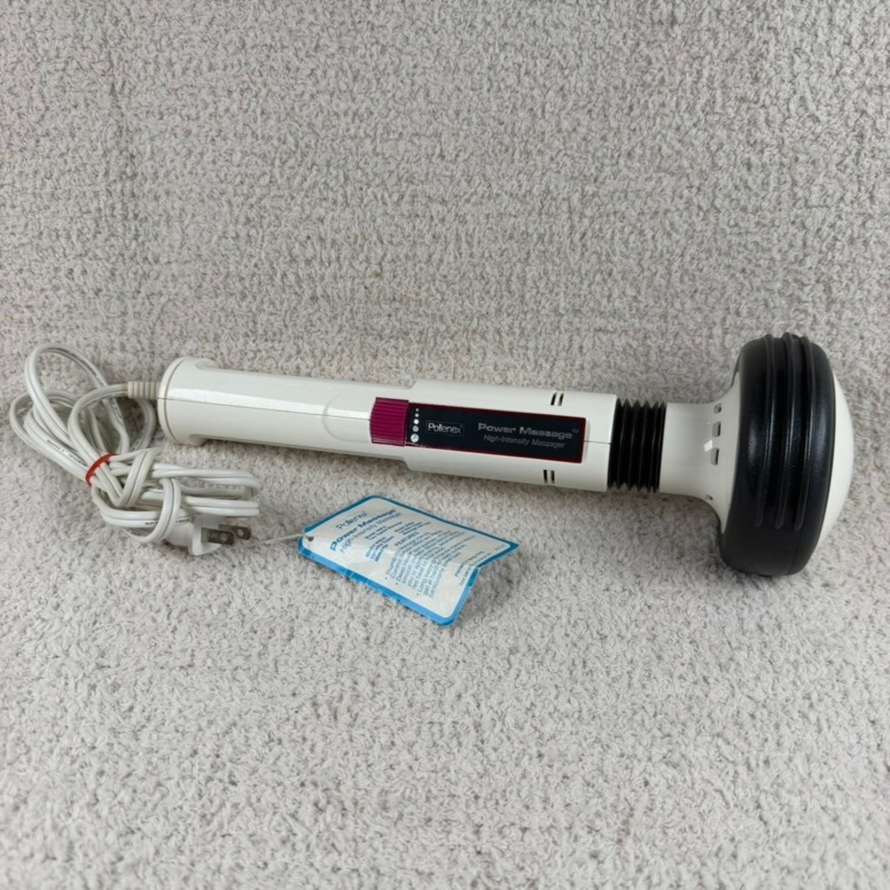 Pollenex Power Massage High-Intensity Massager White Model WM20 Variable Speed